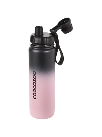 Coocazoo Isolierte Edelstahl-Trinkflasche Gradient Rose in rosa