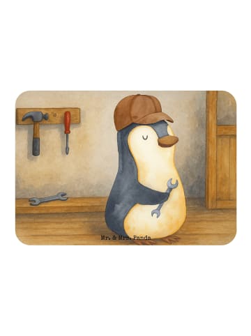 Mr. & Mrs. Panda Magnet Wenn Papa es nicht reparieren kann, sind... in Weiß