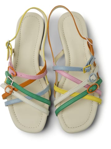 Camper Sandalen " Casi Myra Twins " in Orange / Gelb / Rosa