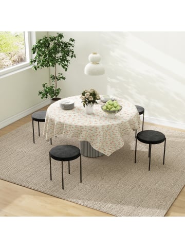 HOMCOM Esszimmerhocker-41,5L x 41,5B x 46H cm-Schwarz