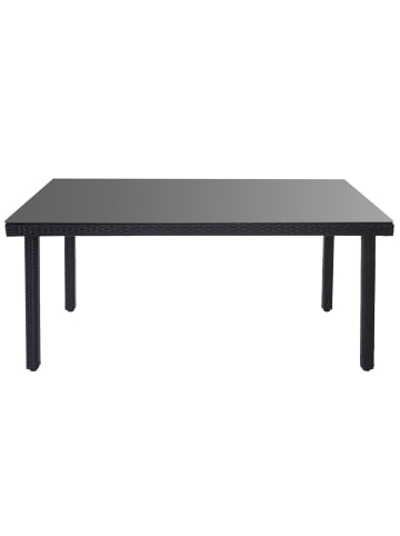 MCW Gartengarnitur Hamar, Anthrazit, Kissen creme