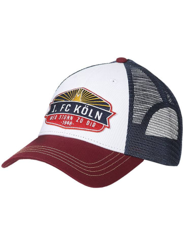 Fußballverein 1. FC Köln Cap "Cap Trucker Mer Stonn ZO Dir" in Blau
