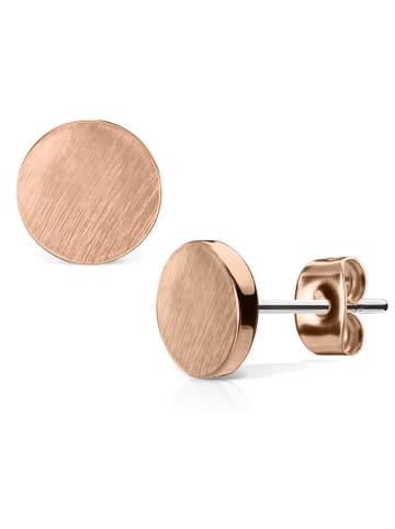 Bungsa Ohrstecker in Rosegold