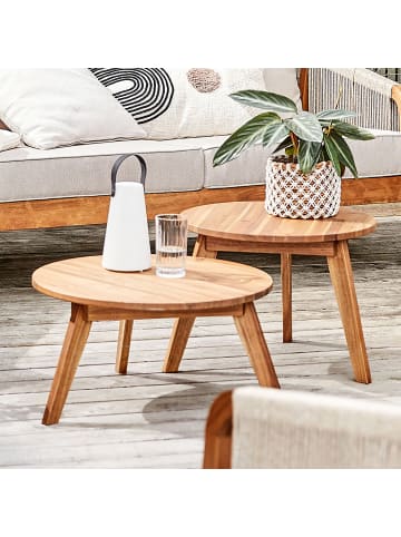 Butlers Beistelltisch-Set ROPE ISLAND 2-tlg. in Braun