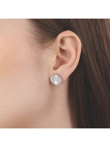 Tom Tailor Ohrstecker Edelstahl in silber
