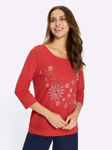 WITT WEIDEN Rundhals-Shirt in erdbeere