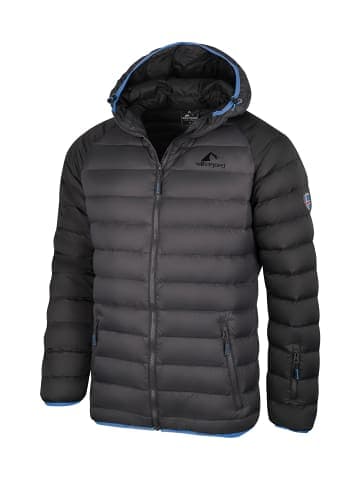 Westfjord Herren Daunenjacke "Snaefell" in Schwarz / Antrazit / Blau