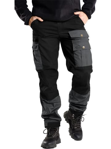 Normani Outdoor Sports Herren Wanderhose - Outdoorhose in Anthrazit/Schwarz