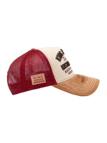 King Kerosin King Kerosin Trucker Cap Temple of Kustom Kulture in offwhite