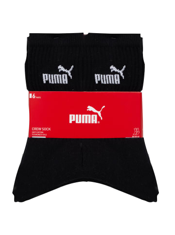 Puma Socken CREW SOCK 6P in 200 - black