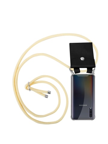 cadorabo Handykette für Samsung Galaxy A50 4G / A50s / A30s Hülle in CREME BEIGE