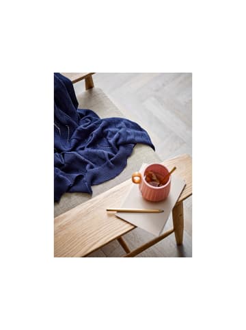 SÖDAHL Decke Gentle in Navy blue