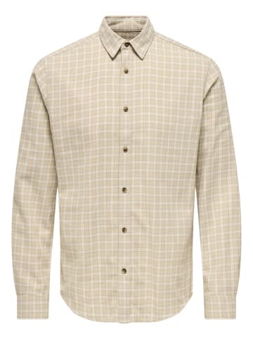 Only&Sons Hemd 'Gudmund' in beige