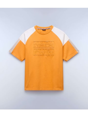 Napapijri T-Shirt "S-Cenci Ss" in Orange
