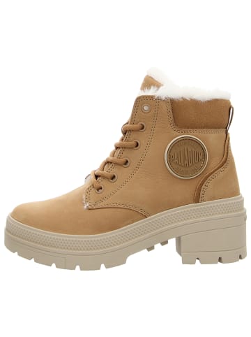 Palladium Schnürstiefelette in braun