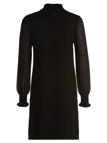 BETTY & CO Strickkleid mit Lurexfaden in Schwarz