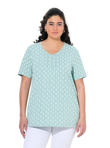 Ulla Popken Shirt in helles moosgrün