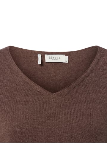März Strickpullover in kastanie - 0001
