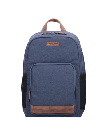 Greenburry Recycled PET Coral Rucksack 41 cm Laptopfach coral blue