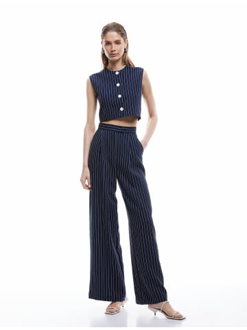 KOTON HOSEN in Marineblau Gestreift