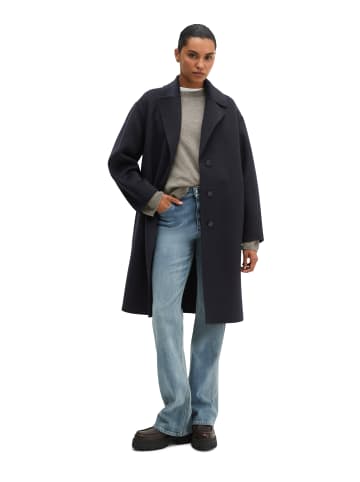 Marc O'Polo Wollmantel relaxed in Deep Night Blue