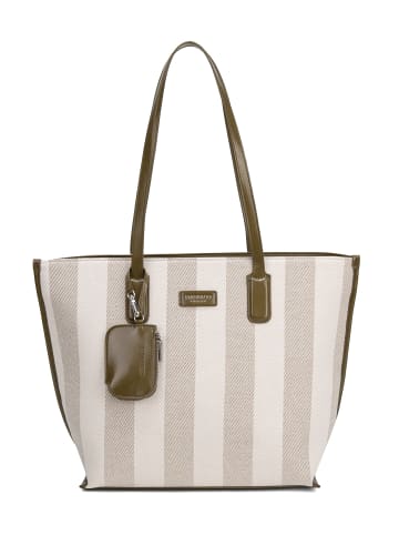 DIANA Shopper Tasche in GREEN AND GREY