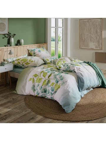 Erwin Müller Seersucker Bettwäsche in grün