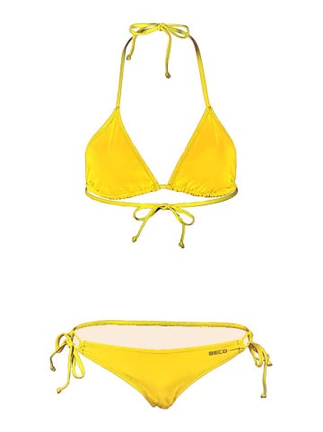 BECO the world of aquasports Bikini BECO-Basic Side Tie Triangle Bikini in gelb