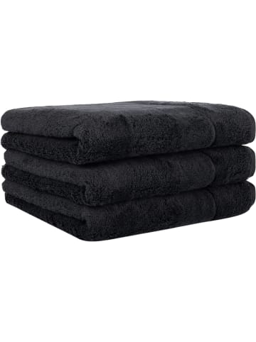 Cawö Cawö Handtücher Noblesse2 Uni 1002 schwarz - 906 in schwarz - 906