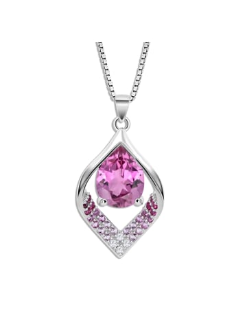 LOTUS silver Halskette Silber 925 Sterling Silber ca. 42cm