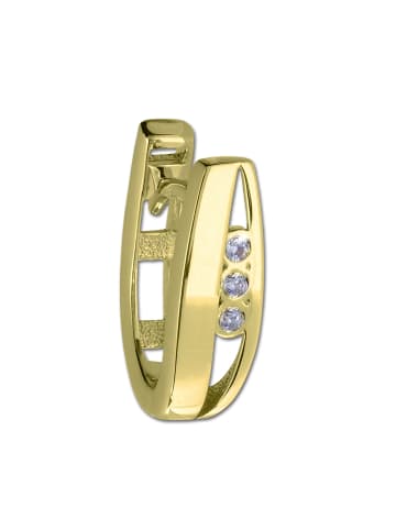 GoldDream Ohrringe Gold 333 Gelbgold - 8 Karat 3er Zirkonia Creolen