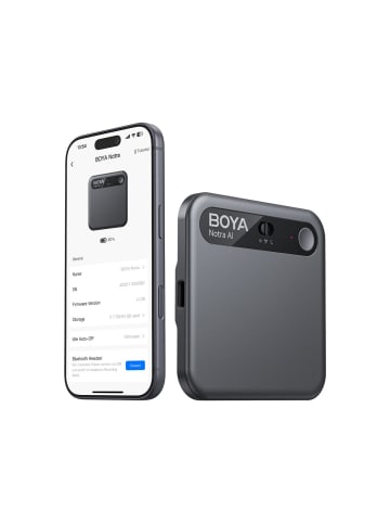 Boya Notra Diktiergerät KI Transkription Recorder