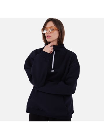 COFI 1453 Zipper Sweatshirt Oversize in Dunkelblau