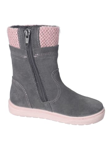 Ricosta Stiefel in Grau/Rosa