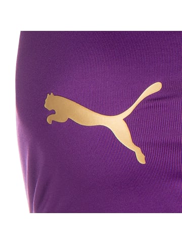 Puma Sport-BH Mid Impact FIT in violett / gold