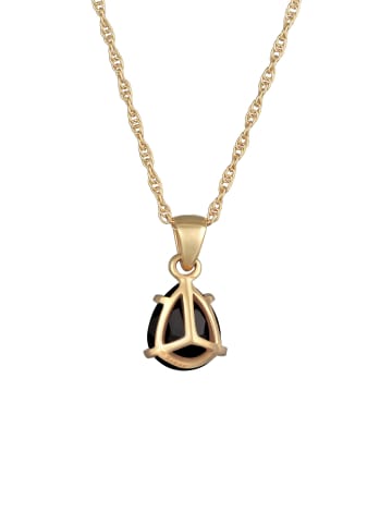 Elli Halskette 925 Sterling Silber Tropfen in Gold