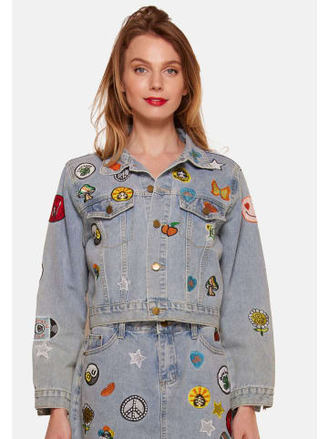 TOOCHE Jacke & Mantel "Jeansjacke" in blau