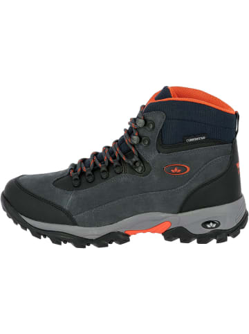 Lico Freizeitschuhe Schnürstiefel in anthrazit/orange