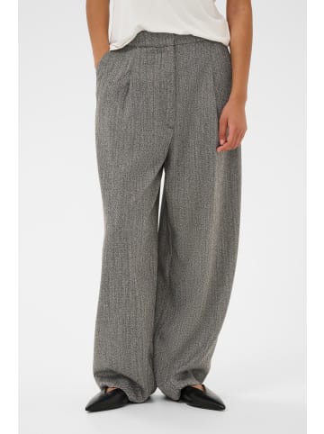 Soaked in Luxury Pants Suiting SLNanine A-shape in Grey Herringbone