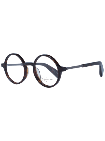 Yohji Yamamoto Unisex Optische Fassungen Panto Braun