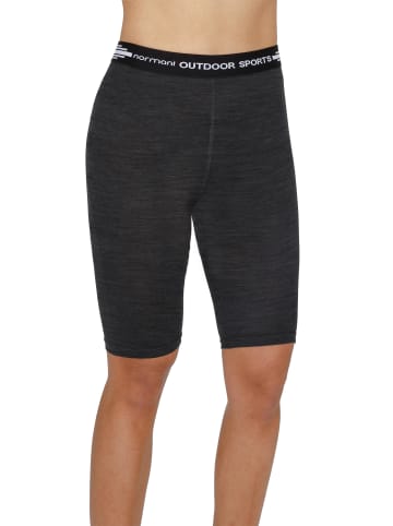 Normani Outdoor Sports Damen Merino Shorts „Sunshine Coast“ in Anthrazit