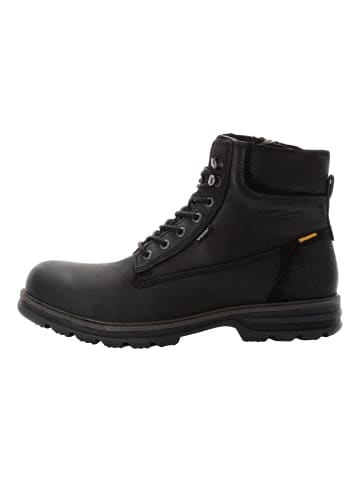 Camel Active Hoher Boot aus Nubukleder in Schwarz