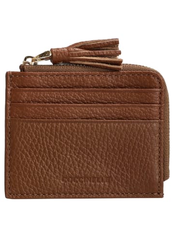 COCCINELLE Tassel - Kreditkartenetui 6cc 10 cm (ribes) in cognac