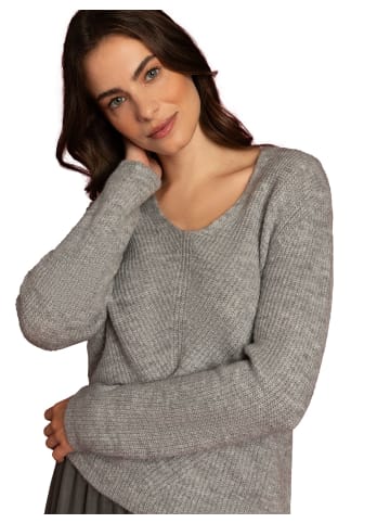 More & More Strickpullover in silvergrey melange