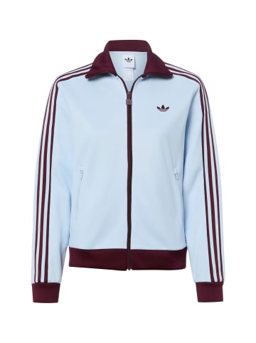 adidas Originals Sweatjacke in hellblau bordeaux - 0001