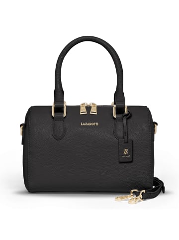 Lazarotti Bologna Leather Handtasche Leder 26 cm in black
