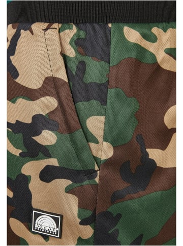 Southpole Mesh-Shorts in camo aop