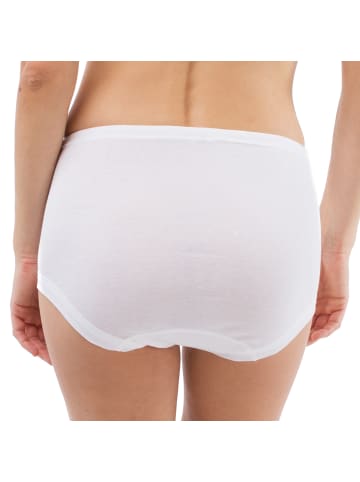 Erwin Müller Baumwolle, Feinripp Taillenslip 5er-Pack in weiß