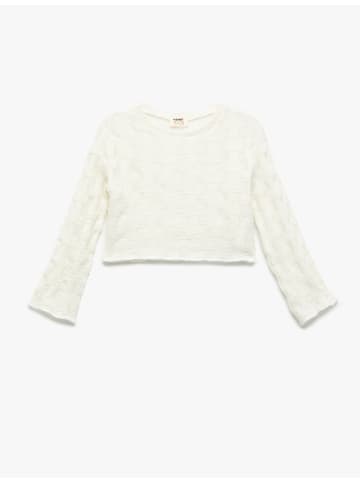 KOTON SWEATSHIRTS in Ekru
