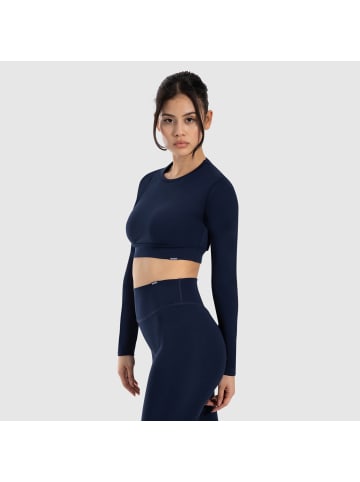 SMILODOX Longsleeve Tisha in Marineblau